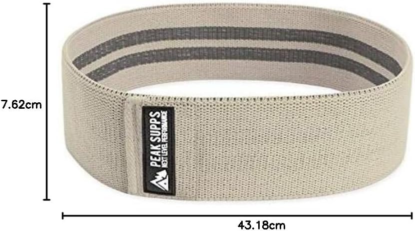 Peak Supps Fabric Resistance Bands - Anti Slip | Hip Circle Loop | Glute | Legs