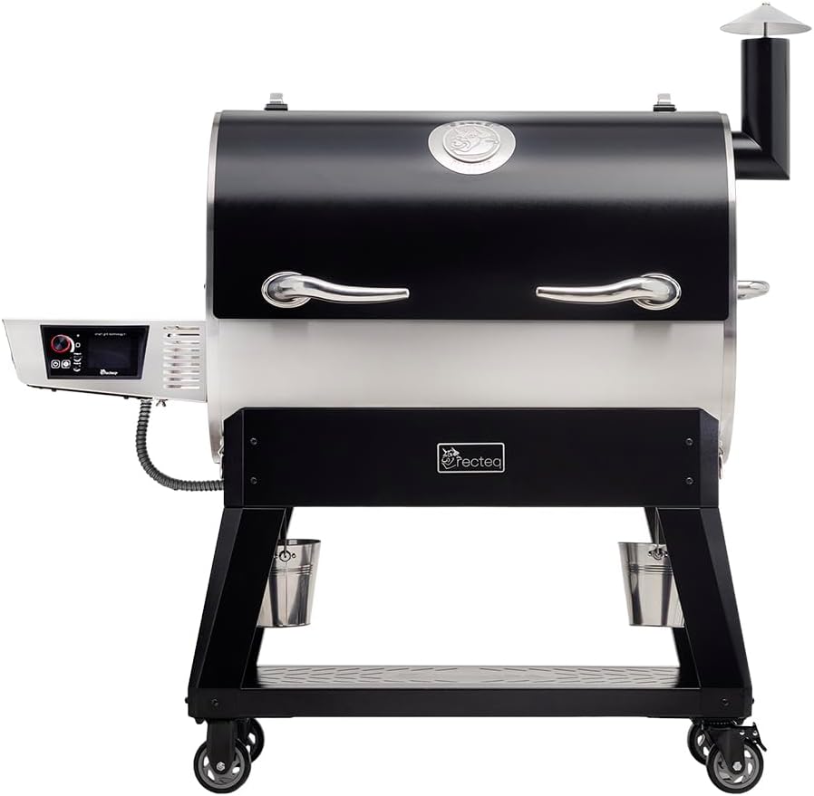 recteq Pellet Grill Smoker - Flagship 1600, Wood Pellet Smoker, BBQ, Wi-Fi Smart Grill, 1667 Sq. In. Cook Space, 40 lb Hopper