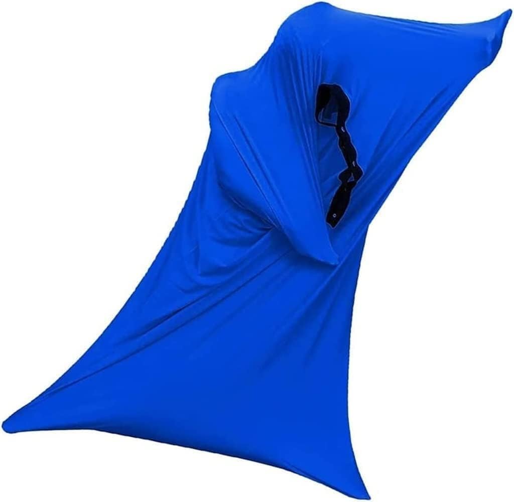 Sensory Full Body Socks for Kids, Children Sensory Full Body Socks, Full Body Wrap for Boys Girls Adults Autism, Stress Relief and Relaxation(Marineblau,L)