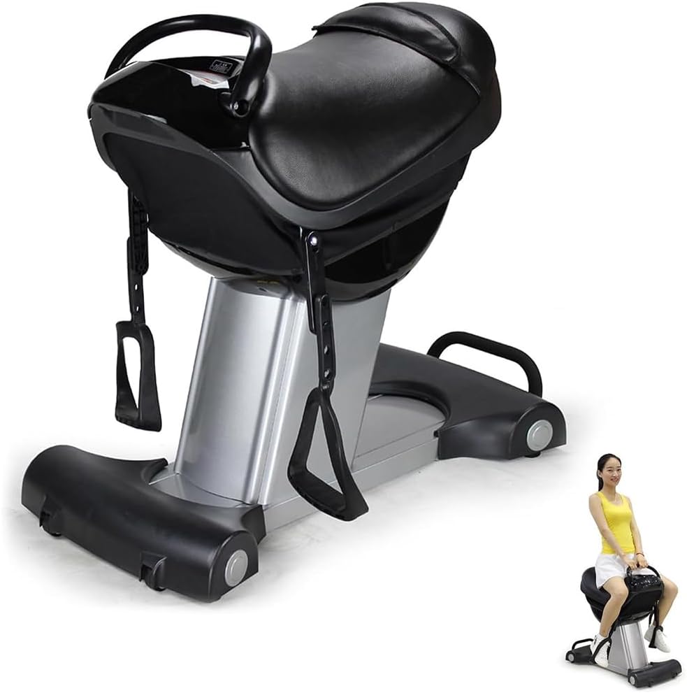 Electric Horse Riding Machine - Home Gym Workout Fitness Body Strength Equipment, Plug-In Vibration Platform for Indoor Use