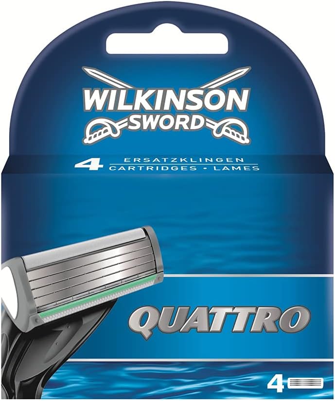 Wilkinson Sword Quattro Razor Blades - Pack of 4