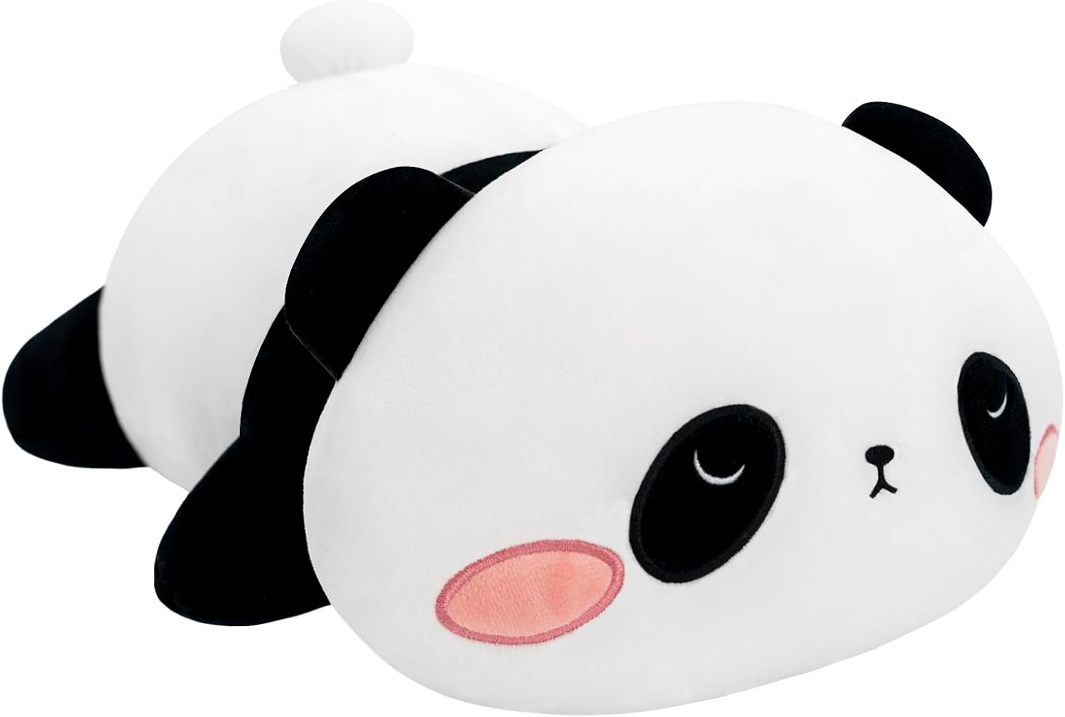 SQEQE Weighted Panda Plush, Weighted Panda Stuffed Animal for Anxiety, Cute Panda Plushies Soft Panda Bear Pillow Toy Gift for Kids Adults 25CM