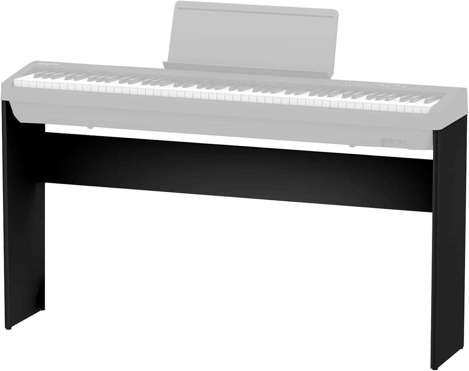 KSC-FP10 Keyboard Stand (Only) Compatible for Roland FP-10/FP-18 Digital Piano , Classy Wooden Piano Stand, Black