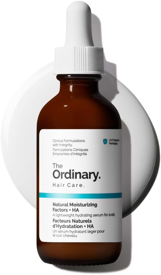 The Ordinary Hair Care Natural Moisturizing Factors + HA, Lightweight Hydrating Scalp Serum with Hyaluronic Acid and Squalane, 60ml