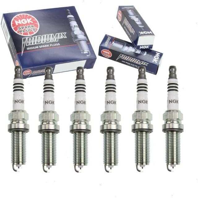 6 pc NGK Iridium IX Spark Plugs compatible with Nissan Pathfinder 3.5L V6 2013-2020