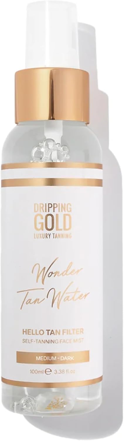 Dripping Gold Water Medium/Dark Self Tanning Mist 100ml