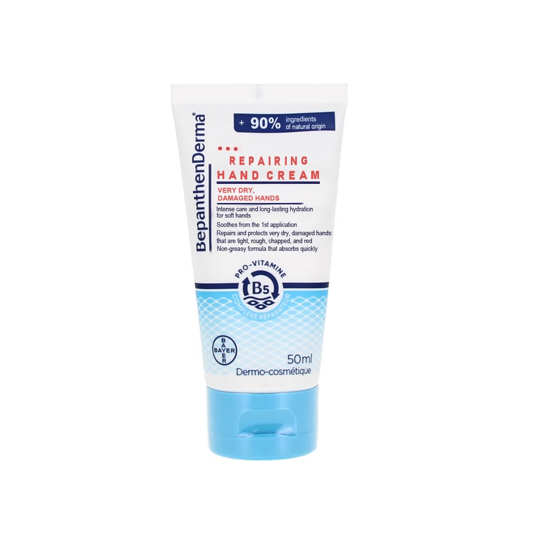 BepanthenDerma Repairing Hand Cream 50ml Intensely Nourishes, Restores the Skin and Soothes Irritation