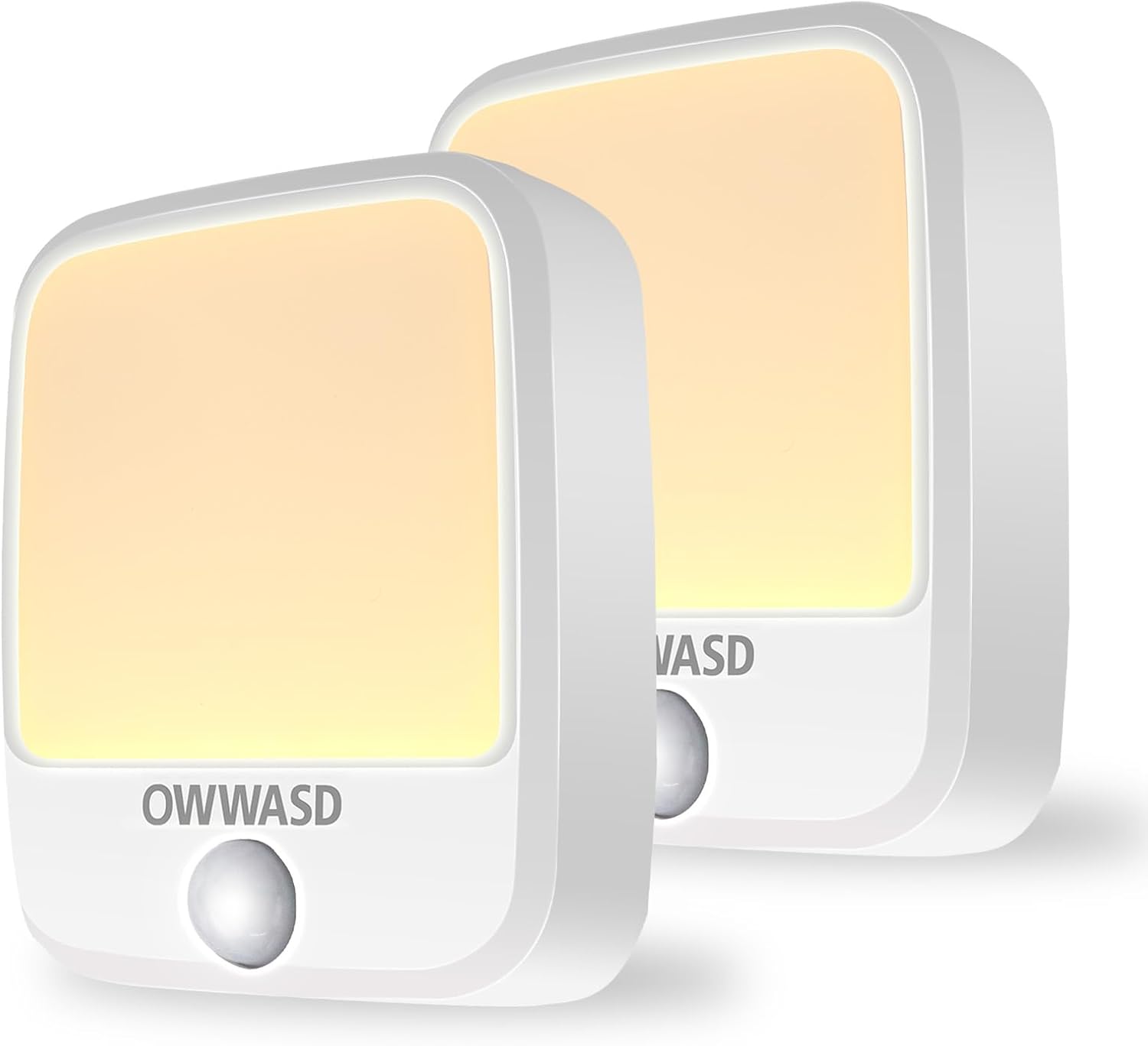 LED Night Light Plug in Wall Night Light with Dusk to Dawn Photocell Sensor & Brightness Adjustable 2700K Warm White Lamp for Kids/Children/Adults, Stairs, Hallway, Kitchen, Bedroom
