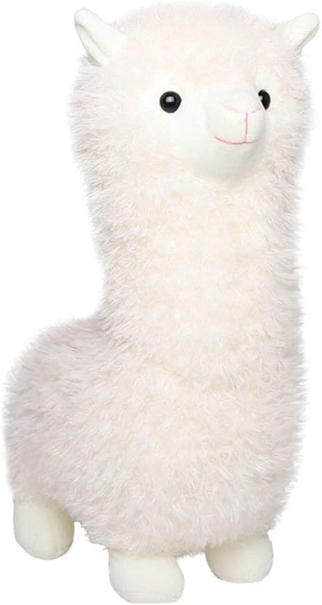 Spring Country Alpaca Plush Toy, Llama Stuffed Animal Large 45cm Doll Plushie Hug Pillow Soft Fluffy Cushion Super Kawaii Gift for Birthday Girls and Lovers Washable…