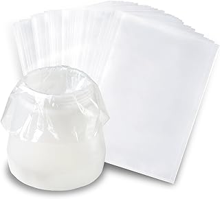 Paint Sprayer Parts, 50 Pcs Paint Sprayer Bags, 7.8'' X 11.8'' Sprayer Cup Liners, Transparent Spray Gun Cup Canister Liners for Wagner Paint Sprayer