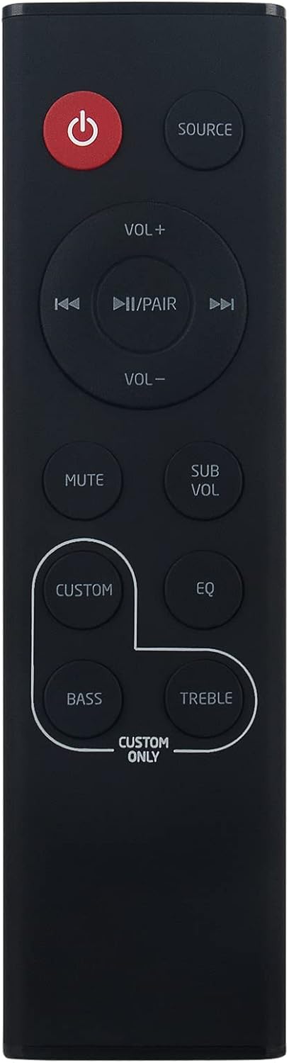 RM-STHD588 Replacement Remote Control Fit for JVC Soundbar Home Theater TH-D258B TH-D227B TH-D337B and more