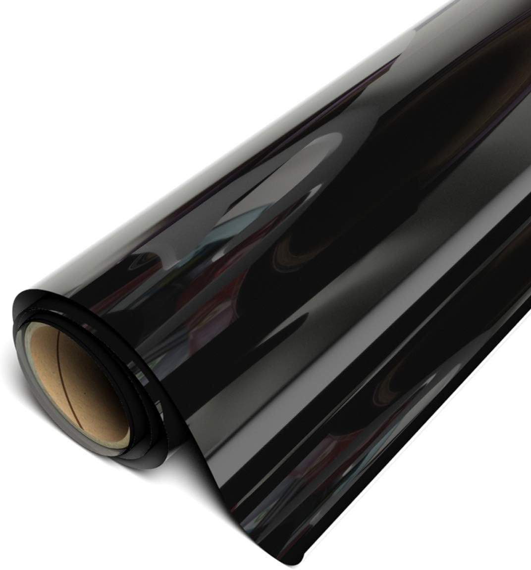Siser EasyWeed Heat Transfer Vinyl 11.8" x 15ft Roll (Black) - Compatible with Siser, Cricut, Silhouette and Other Craft/Professional Cutters - CPSIA Certified