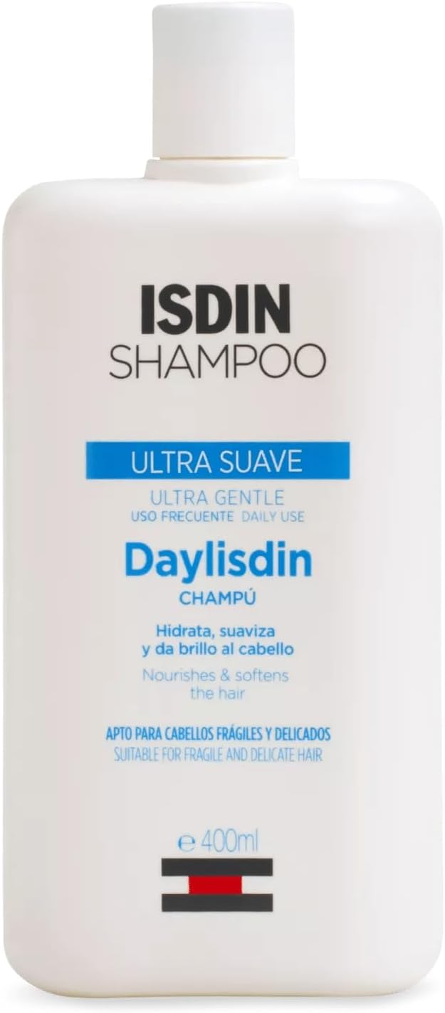 ISDIN Daylisdin Ultra Gentle Shampoo (400ml) | Deep cleans and respects the hair and scalp