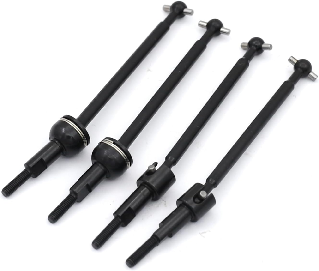 Steel Front and Rear Drive Shaft Axle Set RC Upgraded Parts for RLAARLO AM-X12 AM-D12 RC Car