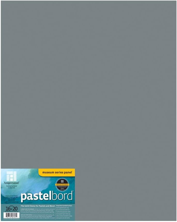 Ampersand Pastelbord | 16x20 | 1/8" Flat | Pastel & Dry Media Panel