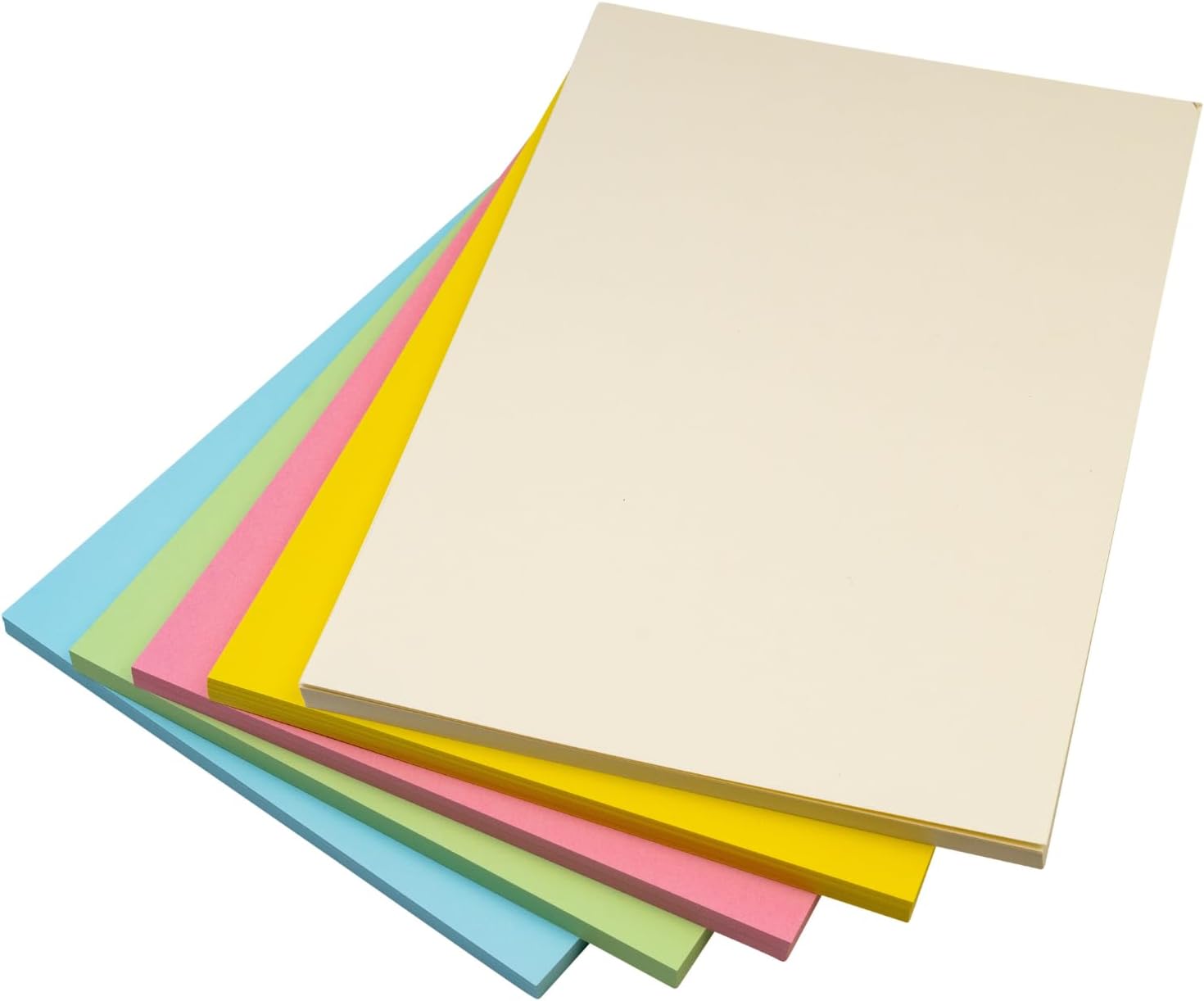 Hawksbill Paper 160GSM Multi-Purpose Pastel Rainbow Coloured Card – 50 Pack of Thick, Premium, Bright Printer A4 Card Paper – Copier Paper for Home, Office & Stationery Use