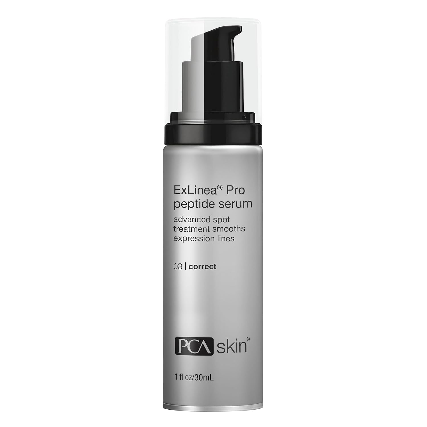PCA SKIN ExLinea Pro Peptide Serum for Face, Peptide Complex Serum, Helps Lift, Tighten, and Firm Skin and Reduces Wrinkle Depths, Hydrating Anti Aging Serum for Women, 1.0 oz Pump