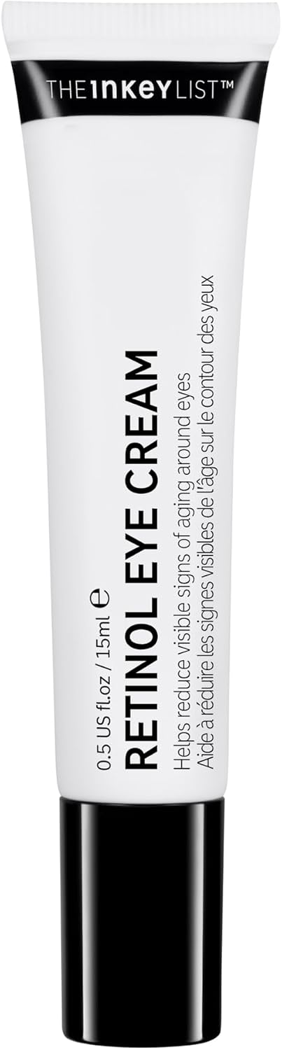 The INKEY List Retinol Eye Cream 15ml, Reduce Wrinkles and Fine Lines, Night Cream, Vegan Friendly, Suitable For All Skin Types