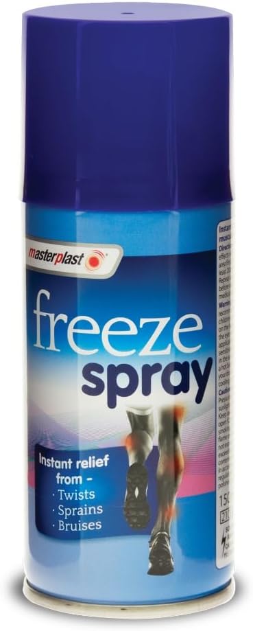 MASTER PLAST 150ML 12PK FREEZE SPRAY INSTANT INJURY RELIEF SOOTHES TWIST SPRAINS MUSCLE PAIN