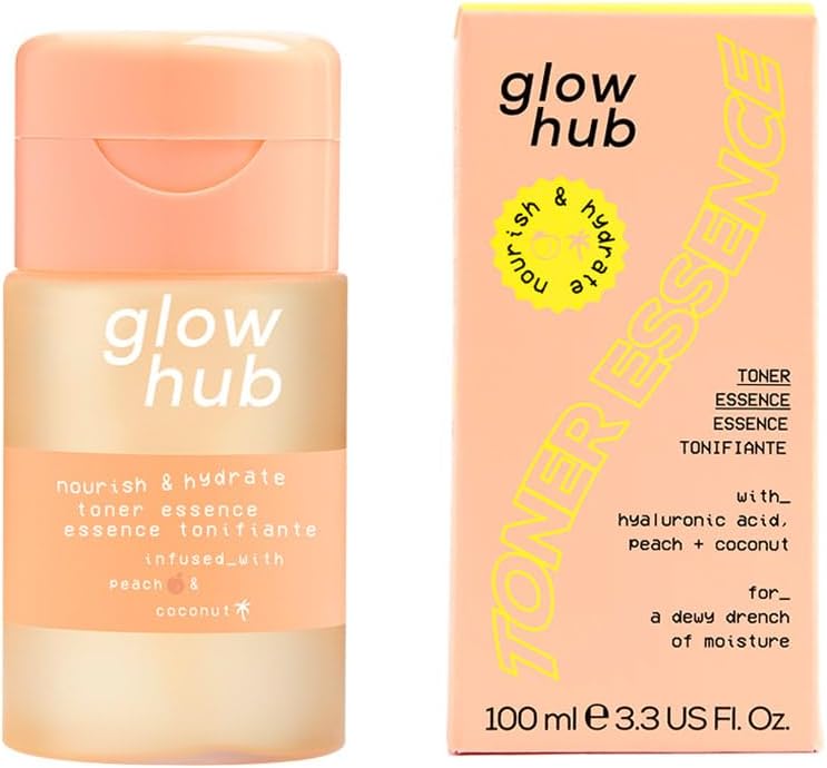 Glow Hub Nourish & Hydrate Toner Essence with Hyaluronic Acid for Normal to Dry Skin 100ml