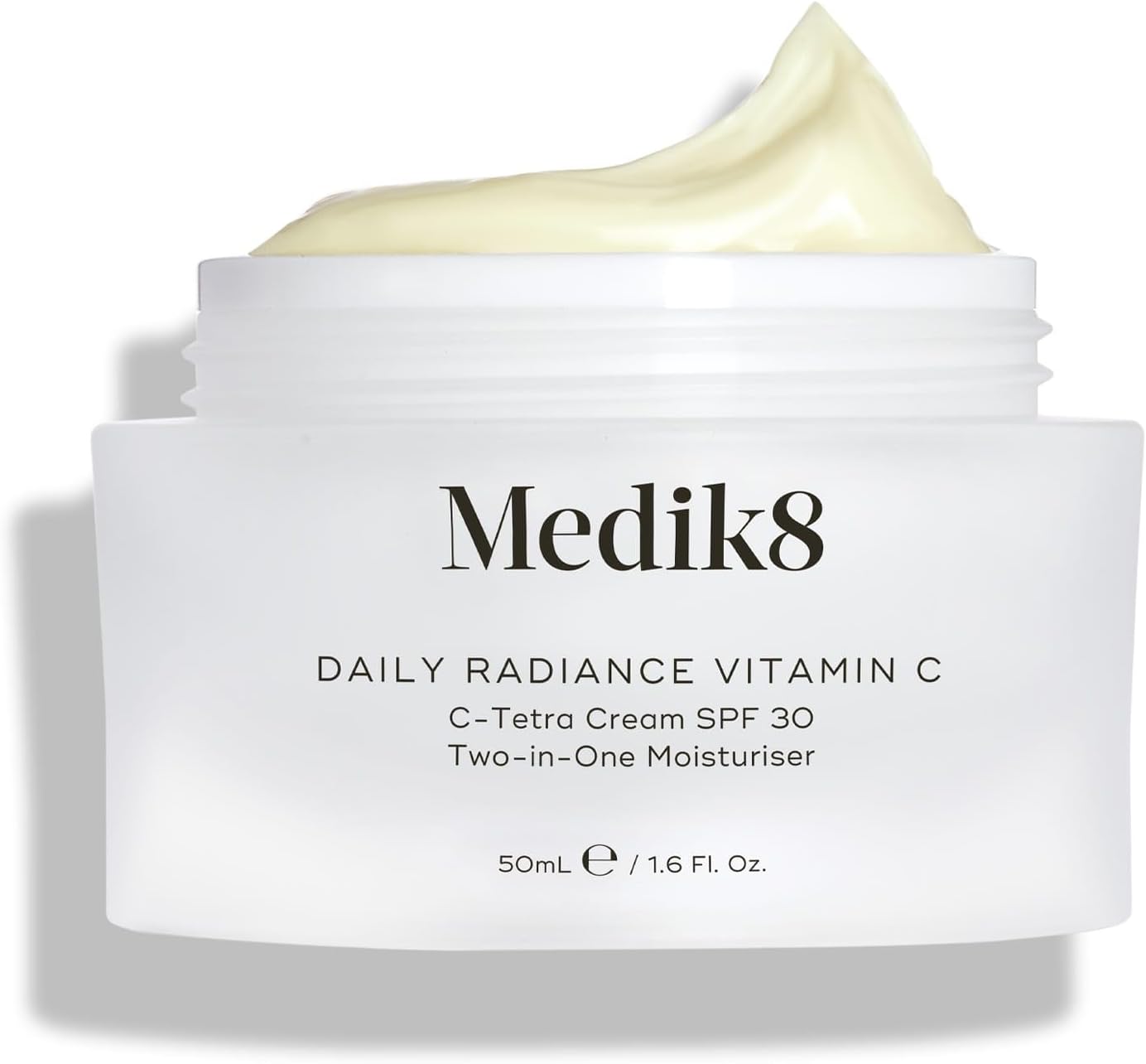 Medik8 Daily Radiance Vitamin C - 2-in-1 SPF & Face Moisturiser - C-Tetra Cream SPF 30 - Shields Skin Against Premature Signs of Ageing - 50ml