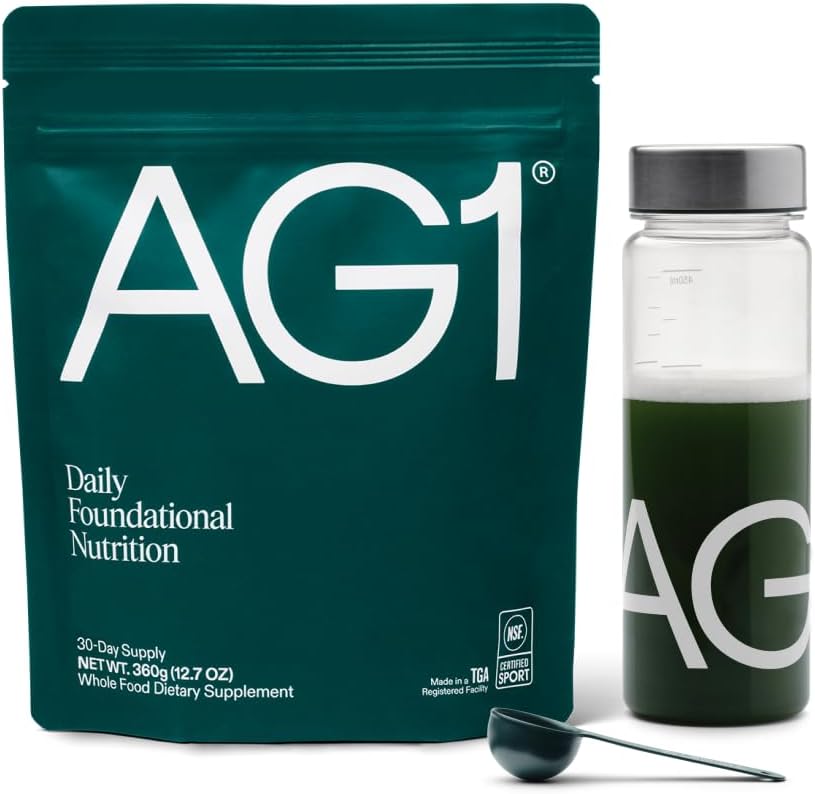 AG1 Greens Powder Multivitamin and Probiotic Blend with Shaker & Scoop