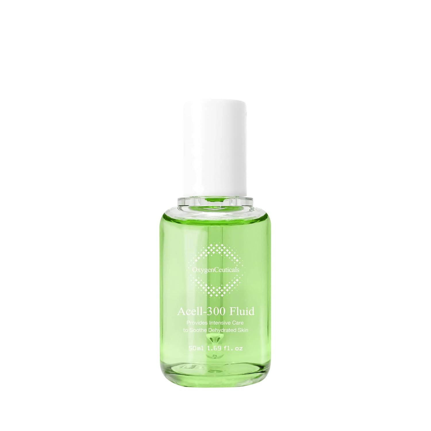 Acell-300 Fluid – Hydrating Serum for Dry Skin with Prunella Vulgaris and Mugwort Leaf Extract, Glass Skin Makeup Base (50ml / 1.69 oz)