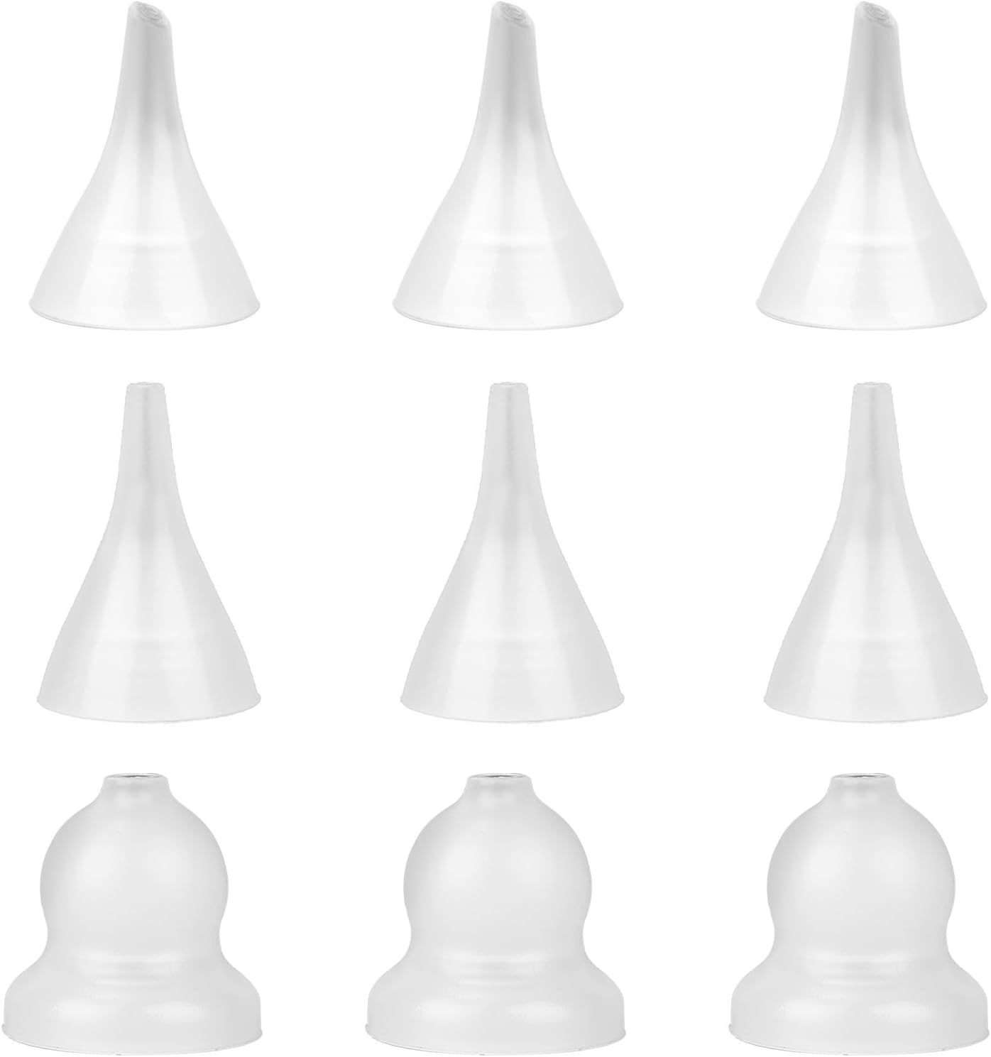 BOXOB 9 Pcs Nasal Aspirator Replacement Tips, Silicone Nose Sucker Head Part for Newborn Baby & Toddlers Compatible with GROWNSY Watolt LittleTora HEYVALUE Cocobela HailiCare KIDIRA TEQIN X-Bosak