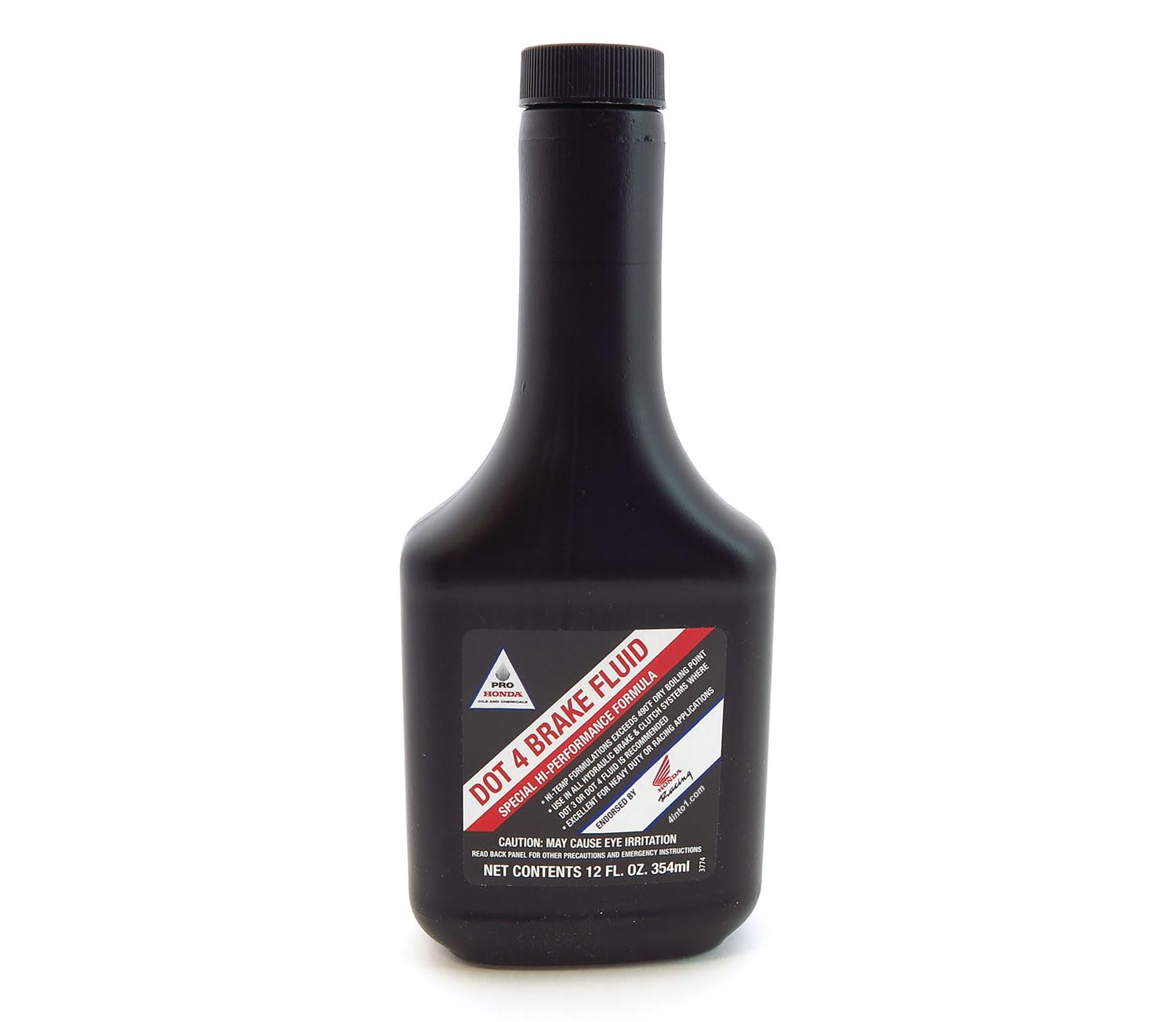 Genuine Honda Pro DOT 4 Motorcycle Brake Fluid - 12 oz. 354ml Bottle - 08203-0004