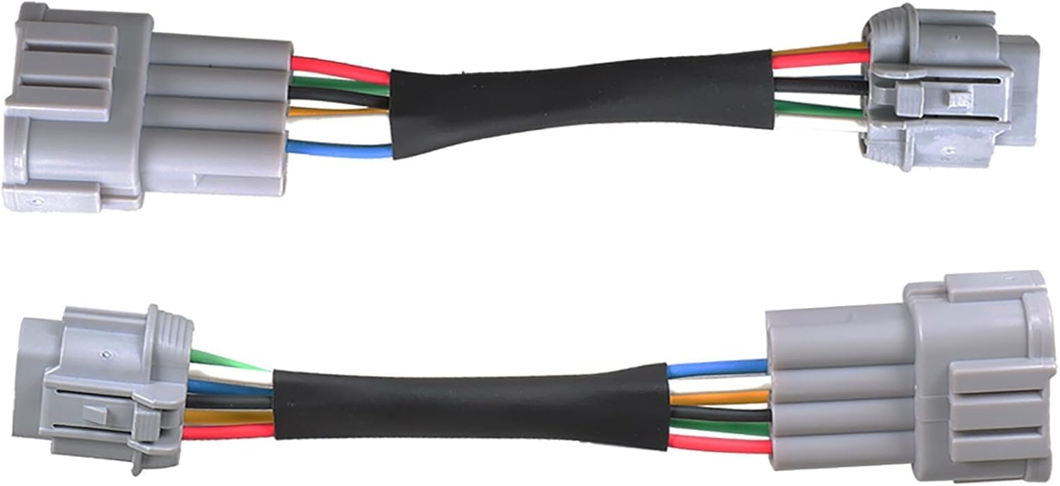 labwork Headlight Adapters Replacement for Nissan 350z - Headlight Adapter Wiring Harness Plug and Play 8-Pin to 6-Pin Plug