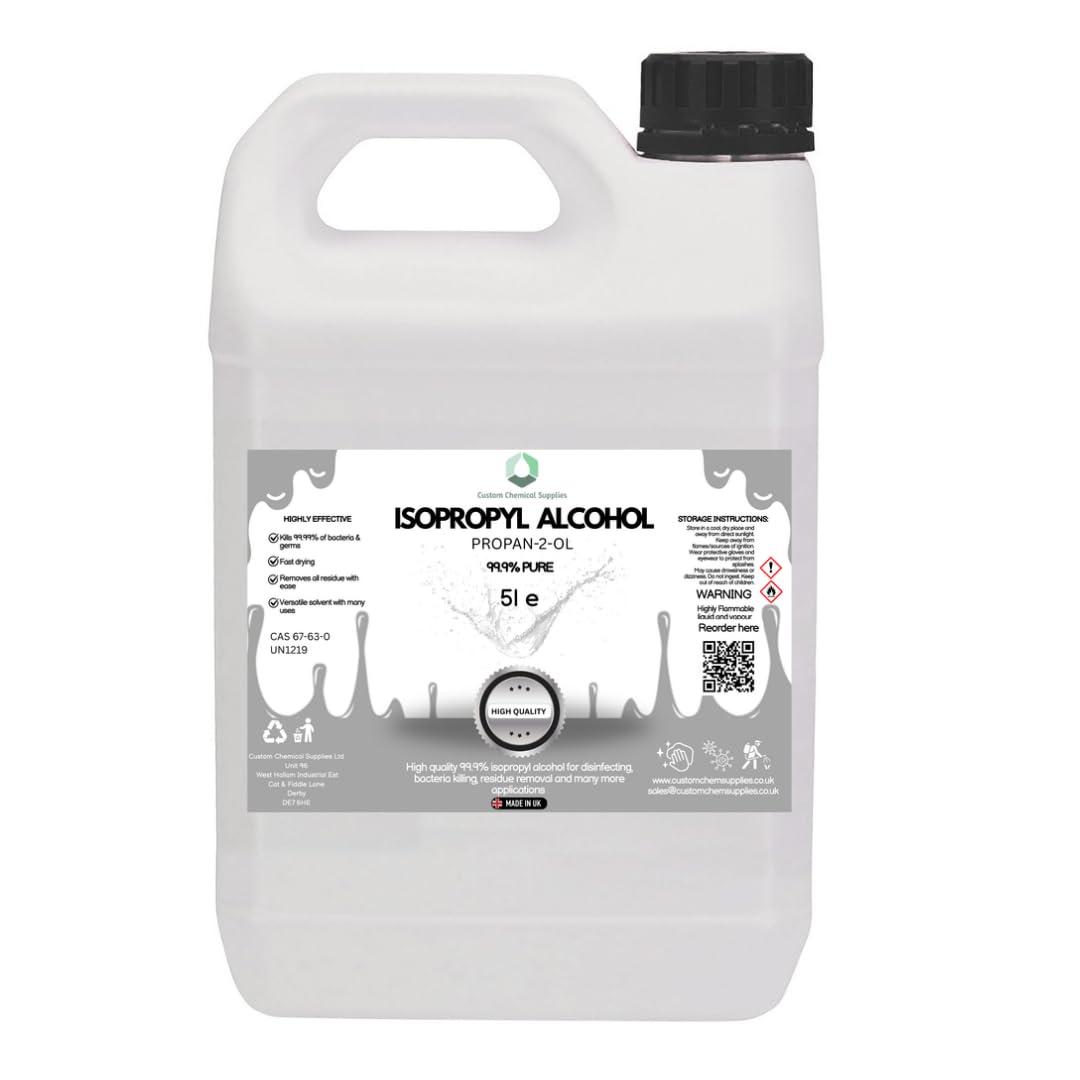 IPA 99.9% | 5L | Lab Grade | Isopropyl Alcohol | Isopropanol 99.9%