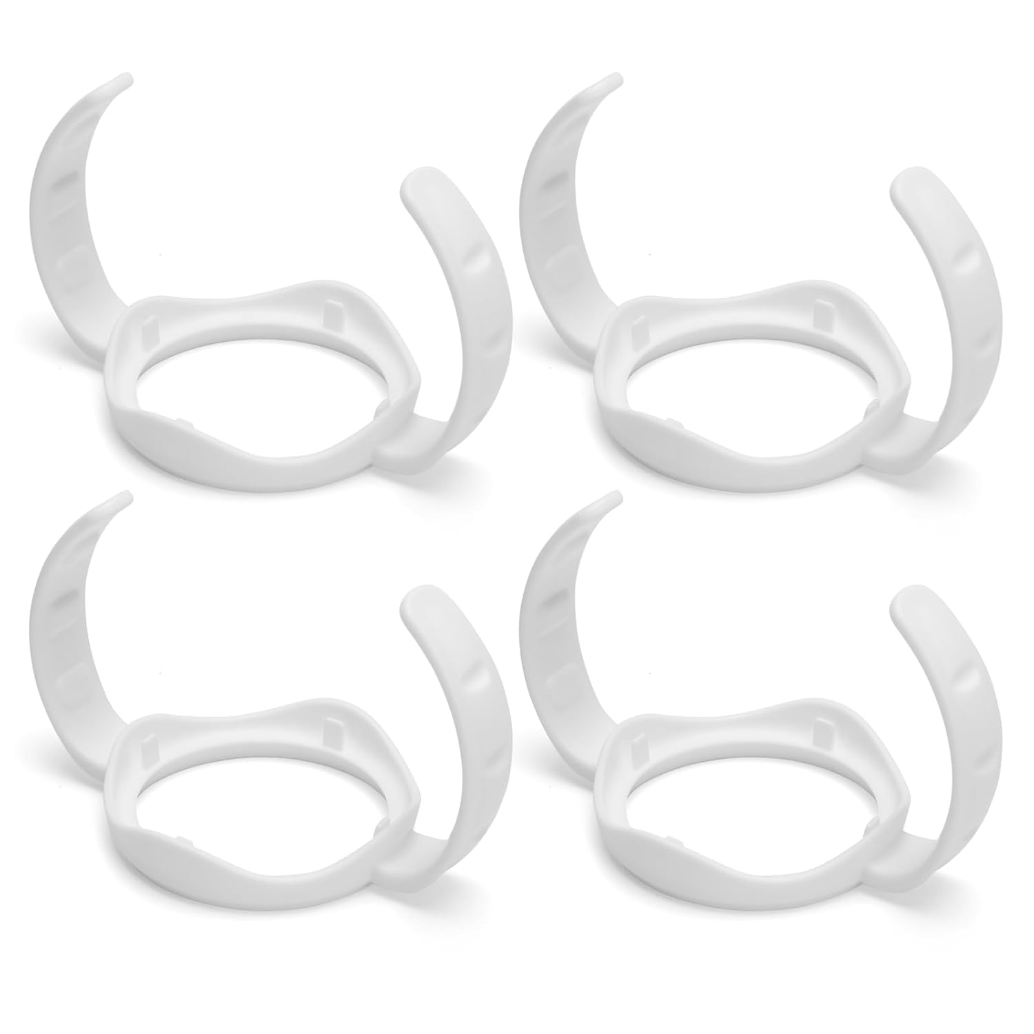 4Pack Baby Bottle Handles for Evenflo Wide Neck 5oz & 9oz Baby Bottle, Baby Bottle Handles Wide Neck, Baby Bottle Holder - White