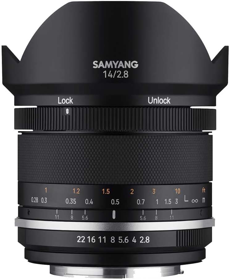 Samyang MF 14mm F2.8 MK2 AE Manual Focus Lens for Nikon F