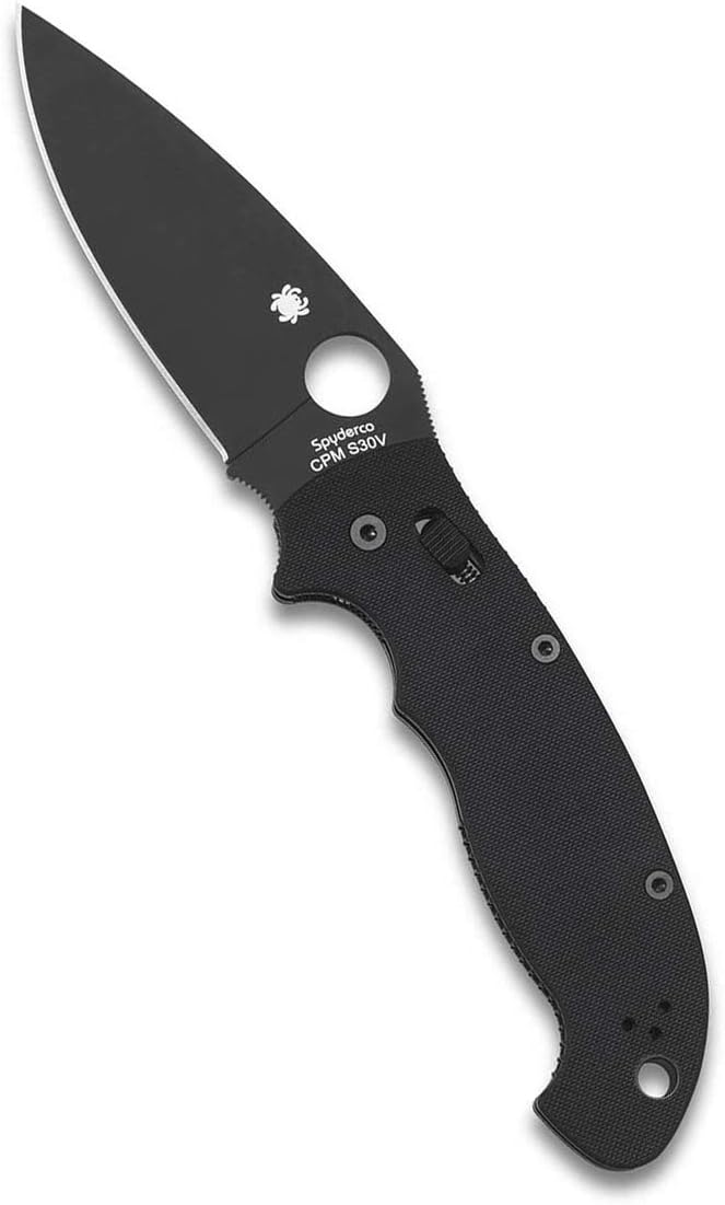 Spyderco Manix 2 Plain Edge Folding Knife