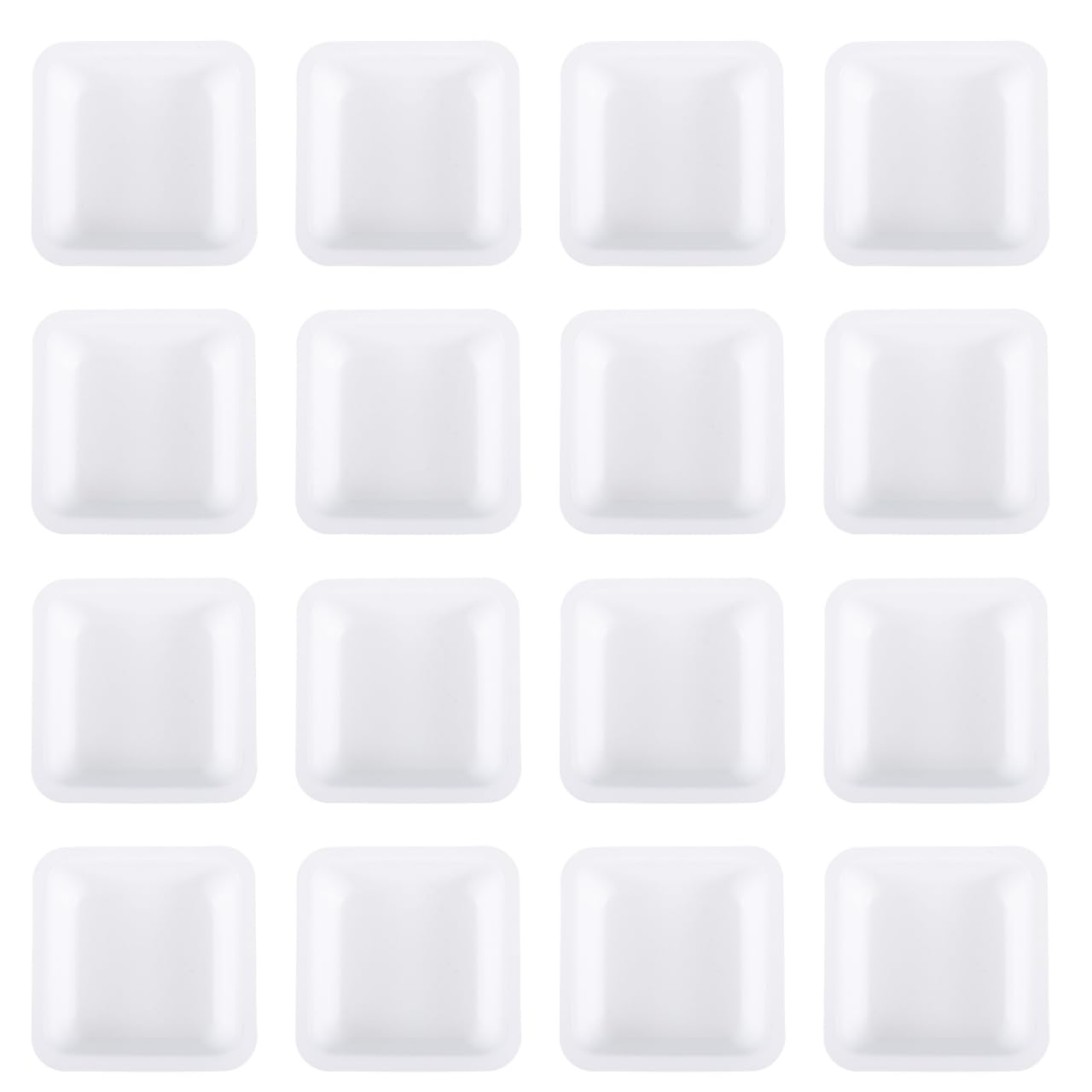 iplusmile Weigh Boats, 50pcs Weighing Boat Professional Lab Scale Square Dish Boat Powders Liquids Mixing Weighing Tray for Home Shop 100ml