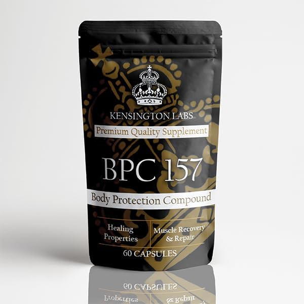 BPC-157 Capsules 200mcg - 60 Capsules | High Purity Peptide Supplement for Research Use Only | Kensington Labs (One Pack)