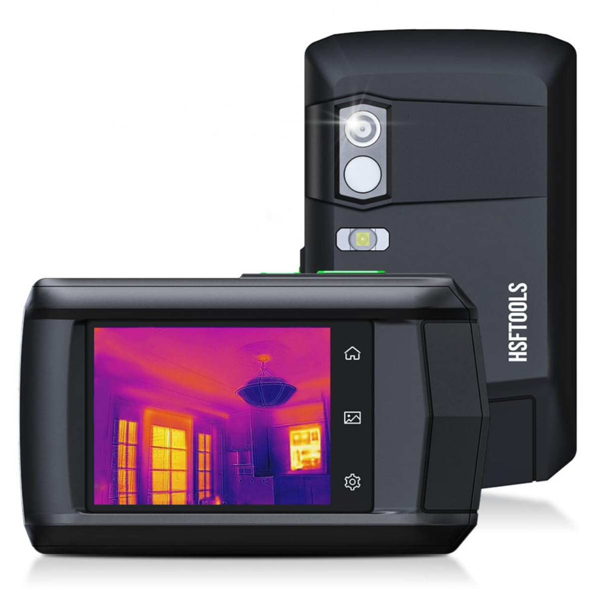 HSFTOOLS P2W WiFi Thermal Camera, 8MP Visual Cam, 640x480 Super Resolution