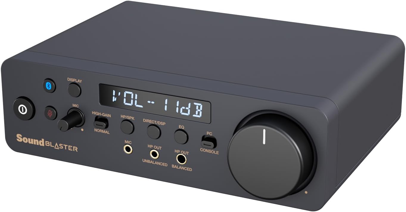 Creative Sound Blaster X5 Hi-Res Dual DAC USB Headphone Bi-Amplifier