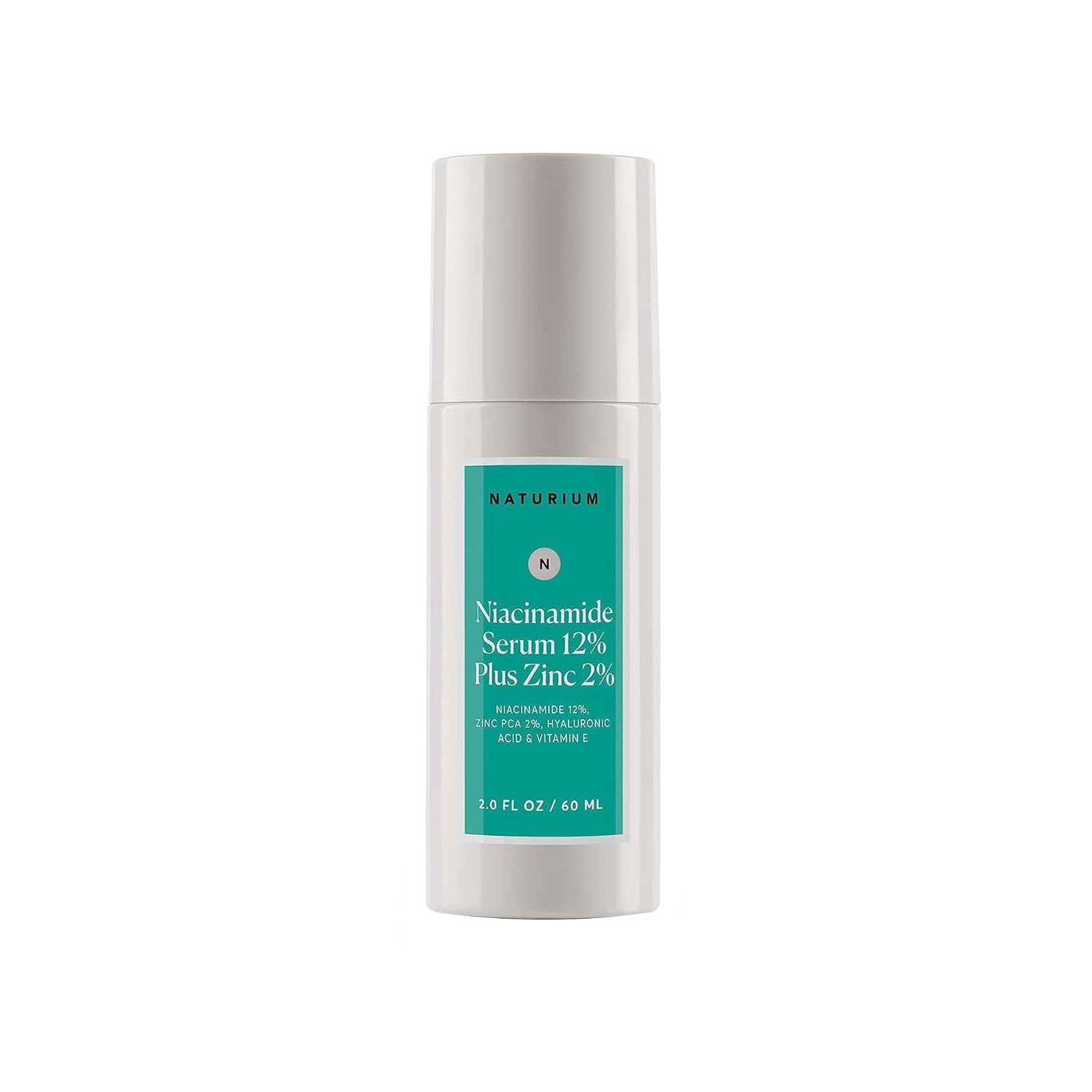 Naturium Niacinamide Face Serum 12% Plus Zinc 2% Jumbo, Anti-Aging, Pore Minimizer & Dark Spot Corrector with Hyaluronic Acid & Vitamin E, Vegan & Cruelty-Free, 2 oz