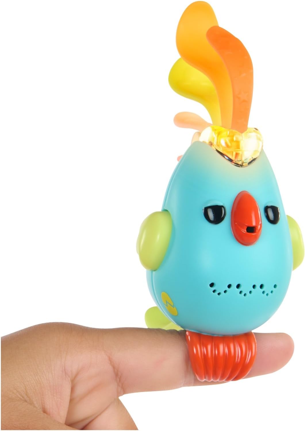 Fingerlings Sweet Tweets Interactive Bird Age 5+: Lionel, Record & Play Secret Messages, 40+ Sounds & Reactions, Blue