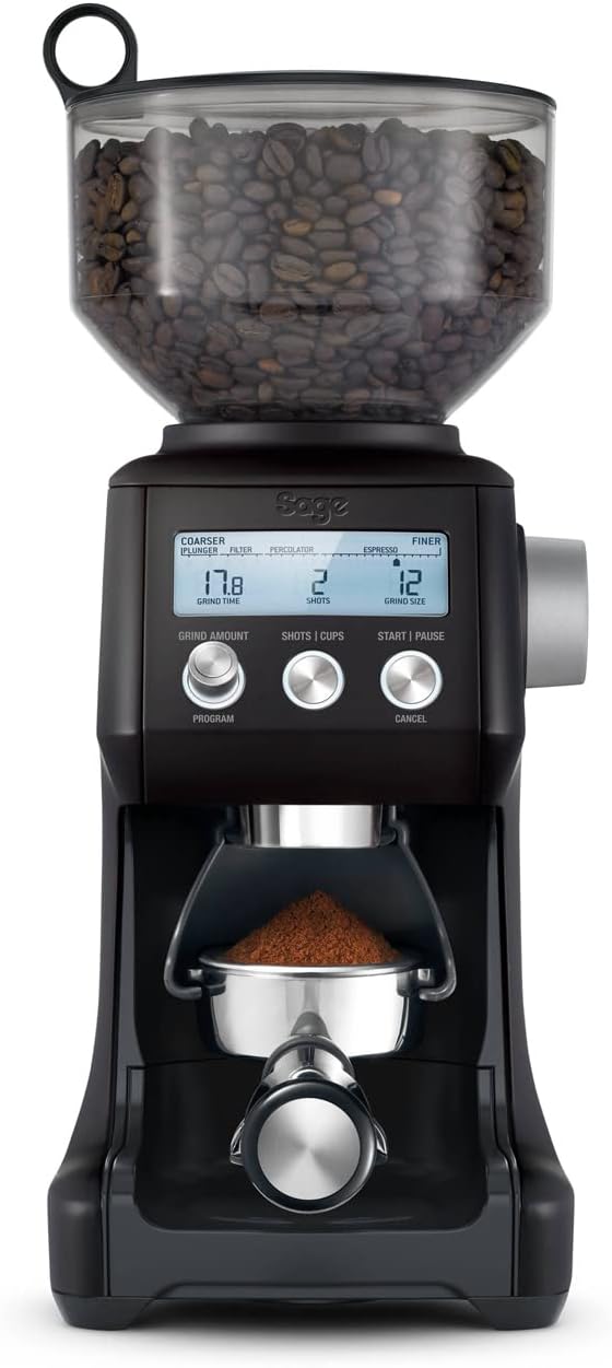 Sage Smart Grinder Pro, Coffee Grinder, Black Truffle