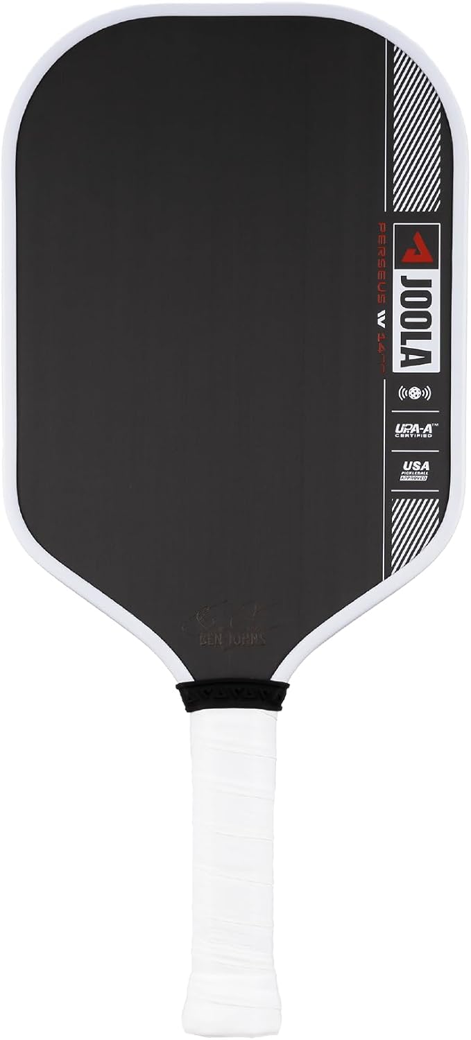 JOOLA Pro IV Pickleball Paddles – Raw Carbon Fiber Surface – Perseus, Hyperion, Scorpeus & Magnus Shapes – 14mm/16mm – Tech Flex Power – Propulsion Core – Wide or Elongated – UPA-A and USAP Approved