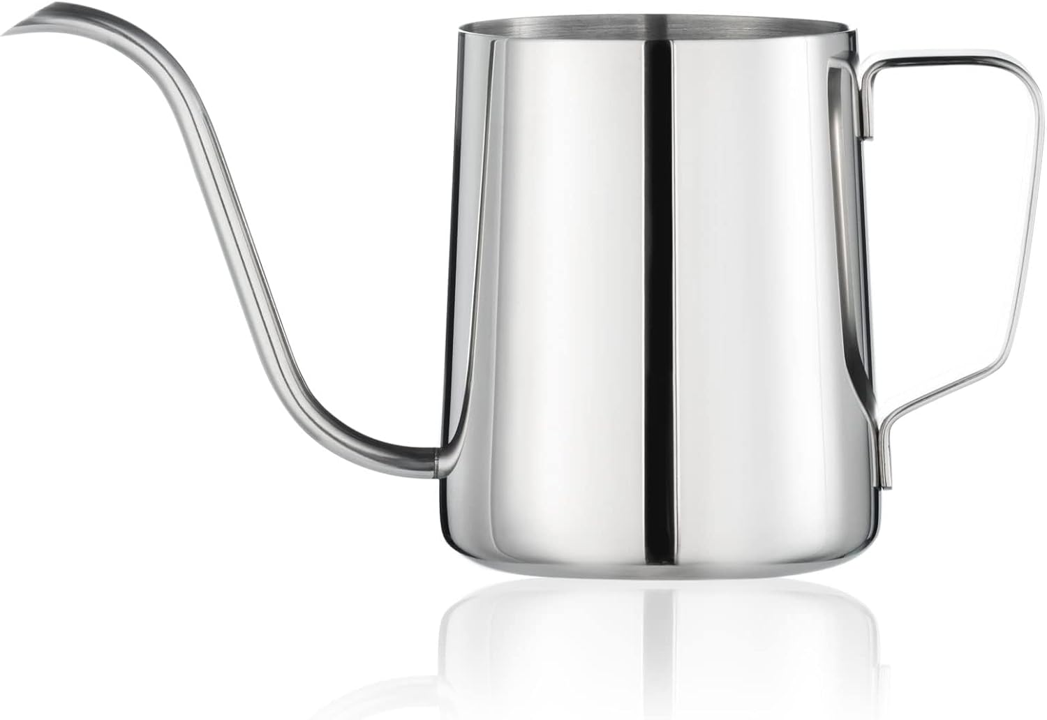 PARACITY Pour Over Kettle, Gooseneck Spout Coffee Tea Pot,12OZ Hanging Ear Hand Blunt Long Narrow Drip Cup Gooseneck Kettle, Camping Coffee Pot for Travel Outdoor(Stainless Steel)