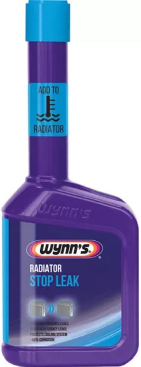 Wynn's Radiator Stop-Leak - Seals Radiator & Head Gasket Leaks - Prevents Corrosion & Rust - Compatible with All Coolants/Antifreeze & OAT Fluids - Safe for Hoses & Sensors - 325ml