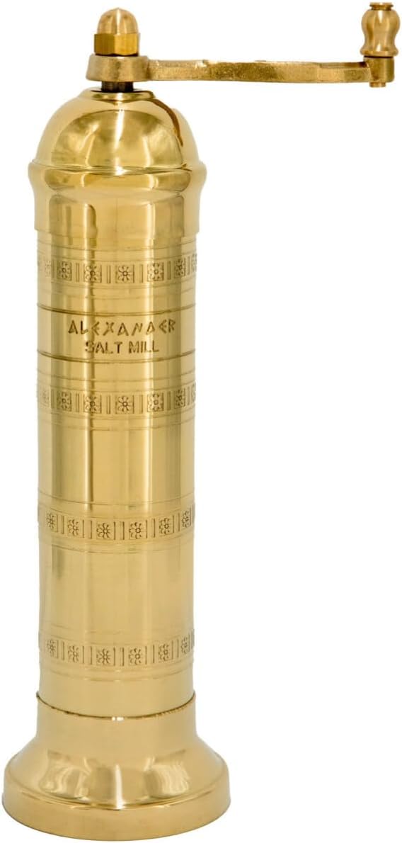 The Original European Mill (Brass, 8-Inch Salt)
