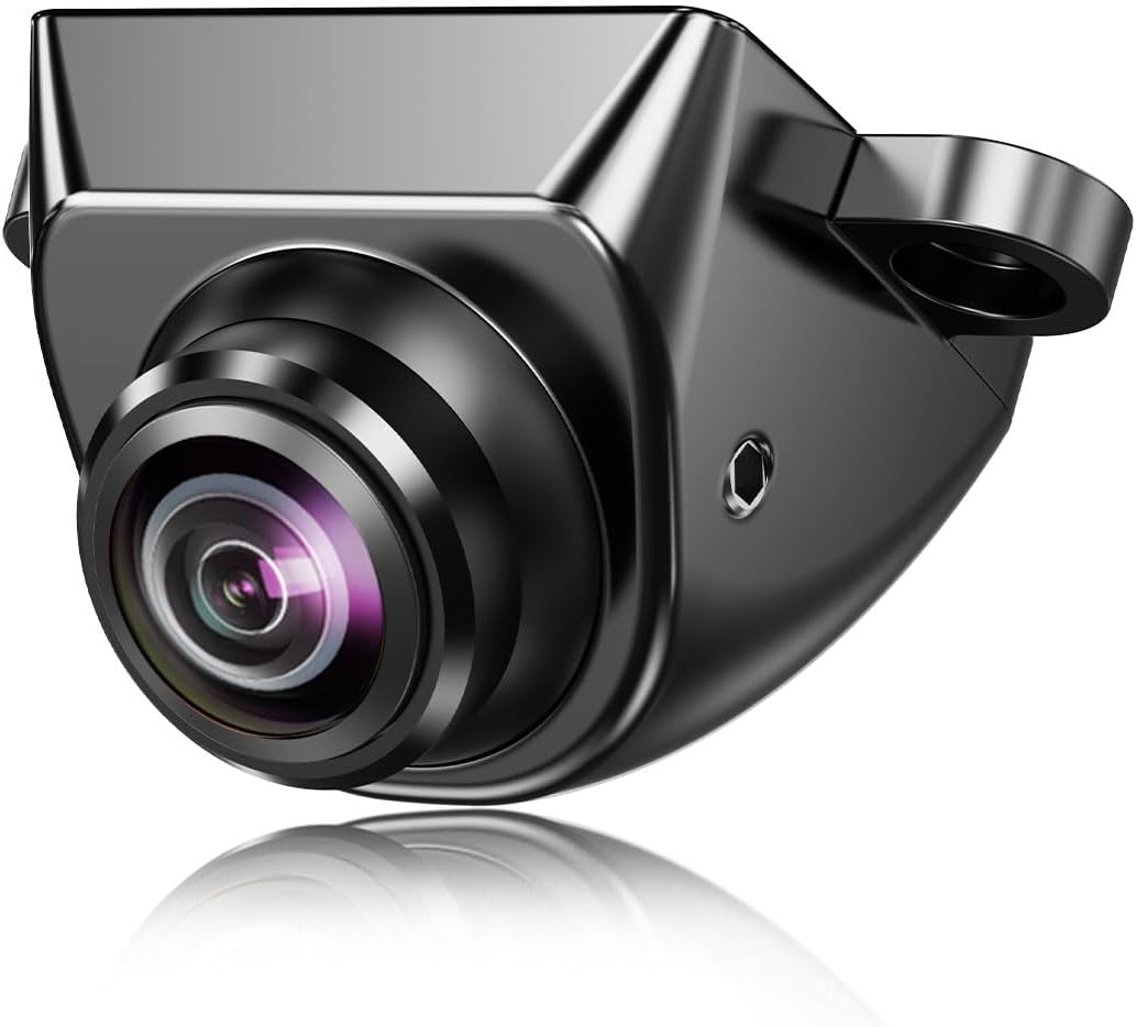 HD Backup/Front/Side View Camera, GreenYi AHD 720P Reverse Rear Cam for Car, SUV, RV, Trailer, Camper, Van, Pickup, Metal Shell, Adjustable Fisheye Lens, 170 Degrees Viewing Angle(Black)