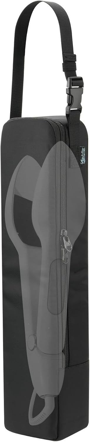 Beautyflier Portable Steamer Bag for NORI Press Travel Steam Iron, Travel Carrying Bag for Handheld Iron, Handheld Steamer Case Organizer with Hanging Buckle Strap, Fits Travel, Bag Only (Black)