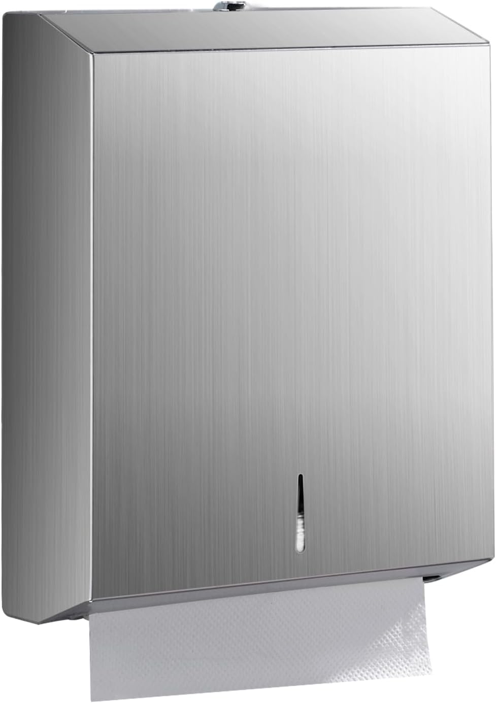 Paper Towel Dispenser Wall Mount - Multifold Trifold Paper Towel Dispensers, Large Capacity Stainless Steel Tissue Holder,Commercial Hand Towel Holder Suitable for Bathrooms and Public Places