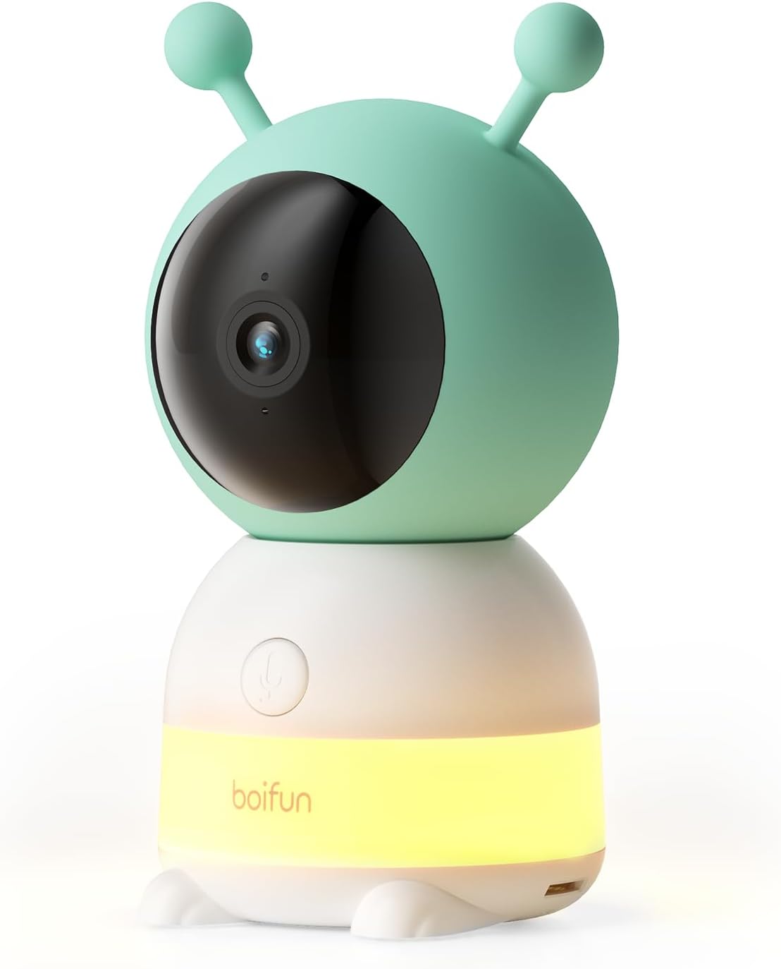 BOIFUN Add-On Camera for Baby 6T, 2K WiFi Baby Monitor, Night Light, 360° Camera, Motion & Cry & Noise Detect, Auto-tracking, Temperature&Humidity Sensor, Night Vision, 2-Way Audio, Custom Alarm Area
