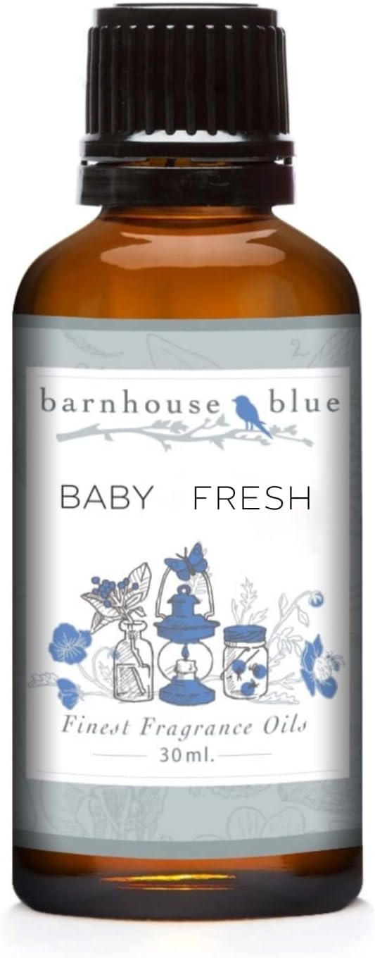 Barnhouse Blue Baby Fresh Premium Grade Fragrance Oils - for Candle, Soap Making, & More - 30ML